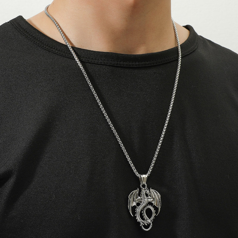 Alloy Titanium Steel Plating Men's Necklace