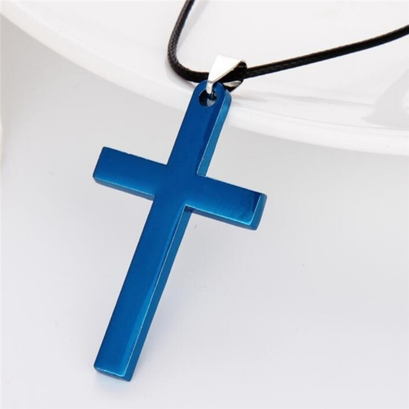 1 Piece Punk Cross Metal Unisex Sweater Chain