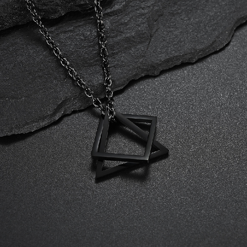 Casual Basic Geometric Alloy Iron Unisex Pendant Necklace