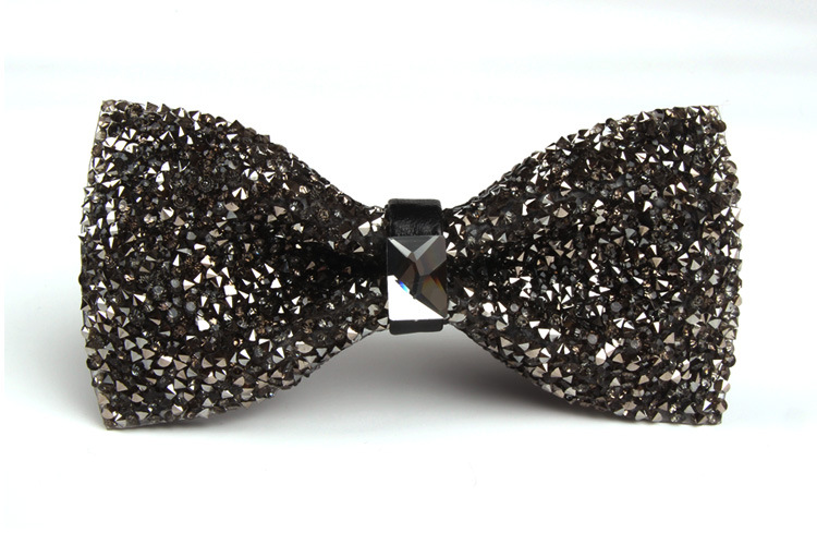 Wedding Formal Geometric Solid Color Rhinestone Unisex Bowtie